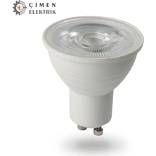tp Buğz 1 Adet Noas YL91 0707 M Mercekli 7W LED Çanak Ampül 4000K GU10 Duy