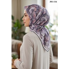 Sharell Gül Desenli Soft Pamuk Eşarp 301-116