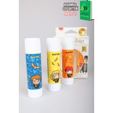 x Dekomus "wizard Icons Collection" Harry Potter Lisanslı 3'lü Stick Yapıştırıcı