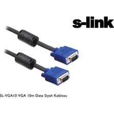 Kaia Life S-Lınk SL-VGA10, 15PIN, Iki Ucu Erkek, 10MT, VGA Kablosu