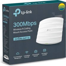 TP-Link Tp-Lınk Omada EAP110 1port 300MBPS Tavan Tipi Access Poınt