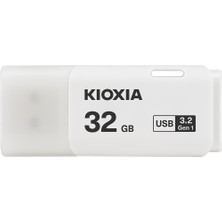 32GB Usb3.2 Gen1 Kıoxıa Beyaz USB Bellek LU301W032GG4