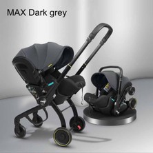 Deerway x Bebek Arabasına Dönüşen Tekerlekli gr 0 I-Size 3 Yatış Pozisyonlu Ana Kucağı Oto Koltuğu