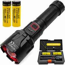 farissu FY-T288 50W 5000 Lümen Ultra Parlak Şarjlı El Feneri | Yedek Bataryalı 1.5 Km Menzilli Powerbank Özellikli