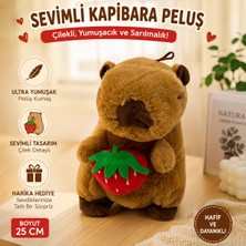 Trust Store Peluş Oyuncak 25 cm Sevimli Kapibara Ultra Yumuşak Sarılmalık Peluş Kapibara