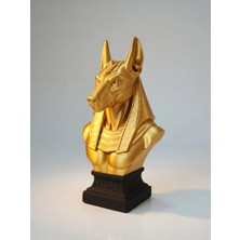 Decorius Antik Mısır Tanrısı Anubis - Yüksek Detaylı Büst - 15CM - Köpek Başlı Tanrı Anubis