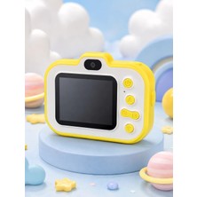 Kaia Life Çocuk Kamerası Fotoğraf ve Video Çekimi Mini Tripodlu Şarjlı Dijital Kamera 2.0 Tft Ekran