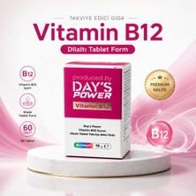 Day's Power Vitamin B12 Dilaltı Tablet 60 Tablet Takviye Edici Gıda