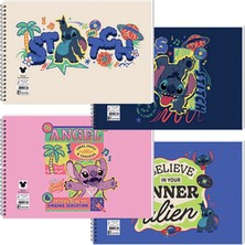Lilo & Stitch 25X35 15YP Spiralli Resim Defteri