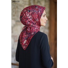 Sharell Leopar Desenli Soft Pamuk Eşarp 304-121