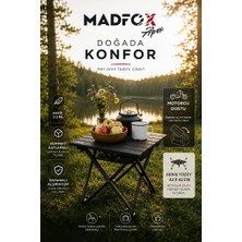 Madfox Apex Katlanabilir Alüminyum Kamp Masası (Motorcu Masası)