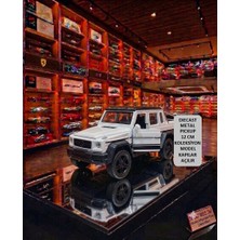 Oyuncak Sahili Mercedes Benz Amg Tarzı Metal Pickup Kamyonet Çekbırak Model Araba 12CM Kapılar ve Bagaj Açılır Beyaz