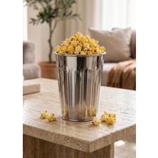The Mia Cips ve Popcorn Kasesi Krom 16 cm