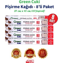 Green Cuki Pişirme Kağıdı 37X42 cm "Kutulu" (16 Yaprak) (8'li Kutu)
