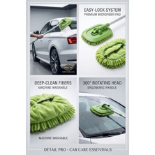 AutoBase Mikrofiber Çok Fonksiyonlu Oto Araba Yıkama Temizleme Fırçası Mopu