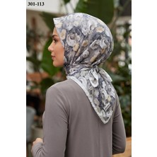 Sharell Gül Desenli Soft Pamuk Eşarp 301-113