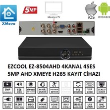 Ezcool EZ-8504AHD 4 Kanal 5 Mp 1hdd Xmeye Kayıt Cihazı
