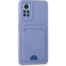 Magicool Xiaomi Redmi Note 11 Pro Kılıf Kelvin Kartvizitli Silikon - Lila