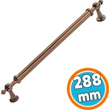 Nzb Mobilya Kolu Mutfak Dolabı Çekmece Kapak Kulpu Kulp Tasarımı Düz Model 288 mm Bronz Metal