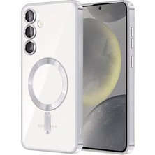 Bezos Galaxy S24 Kılıf Kross Magneticsafe Kapak - Titan Gri