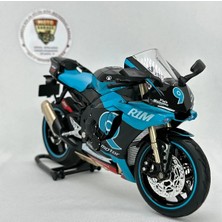Moto Garage Yamaha YZF-R1M 1:9 Ölçek Diecast Motosiklet Model – Sesli &amp; Işıklı