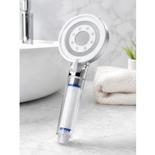 Skygo Şeffaf Filtre Hazneli Duş Başlığı Güçlü Akışlı Pratik Banyo Duşu