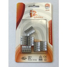 Vidyu Wago Klemens Tırnaklı 5'li 2,5mm 6'lı Paket AP108A