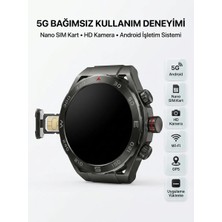 GIGA Sım Kartlı 5g Android Akıllı Saat Hd Kamera Wi-Fi Gps Uygulama Yükleyebilen