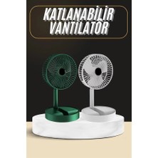 Teknodayım Katlanabilir USB Şarjlı Masaüstü Soğutucu Mini Fan Telefon Tutucu Yeni Nesil