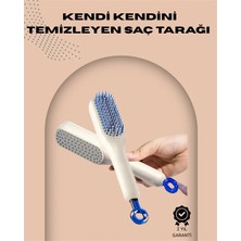 Teknodayım Otomatik Temizlenen Ergonomik Saç Tarağı – Masaj Başlıklı