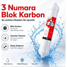 Bezos 3 Numara Premium Blok Karbon Su Arıtma Filtresi 408694548