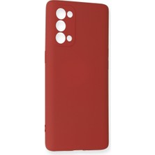 Bezos Reno 5 Pro Kılıf Nano Içi Kadife Silikon - Kiremit