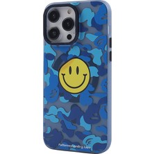 Bezos iPhone 13 Pro Kılıf Apollo Magneticsafe Desenli Kapak - Apollo Mavi - 1