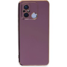 Magicool Xiaomi Redmi 12C Kılıf Volet Silikon - Mor