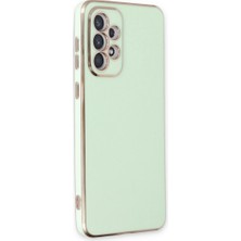 The Gencoo Samsung Galaxy A33 5g Kılıf Volet Silikon - Açık Yeşil