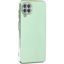 The Gencoo Samsung Galaxy A22 Kılıf Volet Silikon - Açık Yeşil