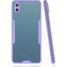 The Gencoo Samsung Galaxy A02 Kılıf Platin Silikon - Lila