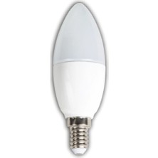 tp Buğz 1 Adet Cata Ct 4079 Buji LED Ampul 7W Beyaz Işık 6400K E14 Duy