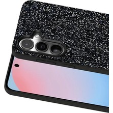 Bezos Galaxy S24 Bright Simli Kapak - Siyah