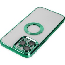 Bezos iPhone 14 Pro Max Kılıf Slot Silikon - Köknar Yeşili