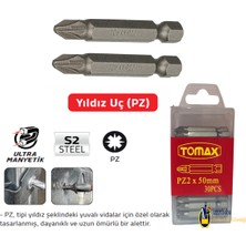 Tomax Pz2 x 50 mm Bits Uç 30 Adet