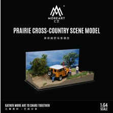 Moreart MO901320 1:64 Prairie Cross-Country Scene Model Kırsal Arazi Dioraması Model Araç Sergileme Standı