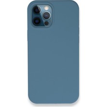 Bezos iPhone 12 Pro Kılıf Lansman Legant Silikon - Açık Mavi