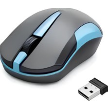 Skygo Kablosuz Mouse 2.4 Ghz 1600 Dpi (Mavi - HDX3407B)