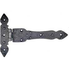 Mossem Antika Tarz Dekoratif Pirinç Kuyruklu Düğmeli Menteşe No3 - 155X240 Mm, Oksit