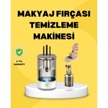 Mossem Tüm Boyutlara Uygun Otomatik Makyaj Fırçası Yıkama Cihazı