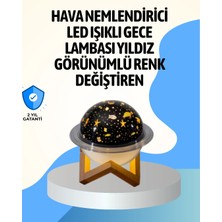 Mossem Projektör Işıklı ve Aromaterapi Destekli Taşınabilir Nemlendirici Cihaz USB Bağlantılı