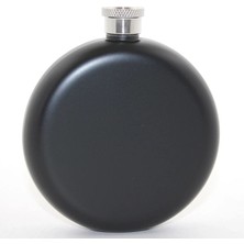 Mossem Paslanmaz Çelik Yuvarlak 5 Oz Tekli Matara ALK2678