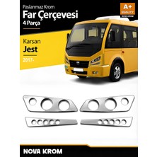 Nova Krom Karsan Jest Krom Far Çerçevesi 4 Prç 2017-2025