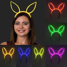 Mossem Karanlıkta Yanan Fosforlu Glow Taç 6 Renk 6 Adet